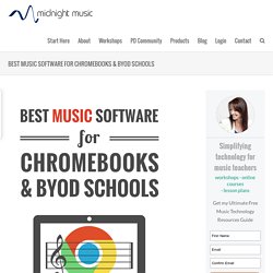 Best Music Software for Chromebooks & BYOD Schools