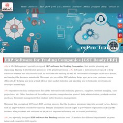 ERP Software for Trading Companies in Delhi, India