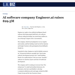 Engineer.ai AI-based software that helps people build their own software