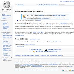 Urchin Software Corporation 03/2005