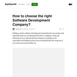 How to choose the right Software Development Company?