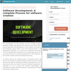 Software Development: A complete Process for software creation