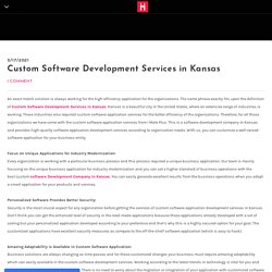 Custom Software Development Services in Kansas