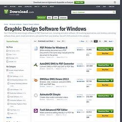 Graphic Design Software - Free software downloads and software reviews