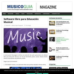 Software libre para Educación Musical – Musicoguia Magazine