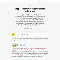 Elgg - social network software for education