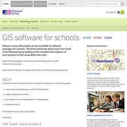 GIS software for schools