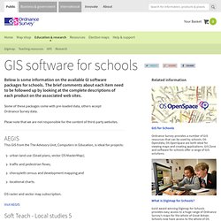 GIS software for schools