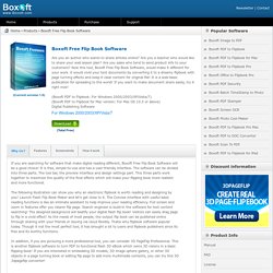Boxoft Free Flip Book Software - Flip Book Software – 100% freeware to build page turn flipBook - Boxoft.com