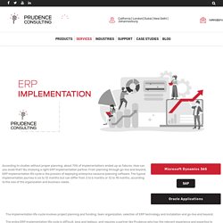 ERP software Implementation service