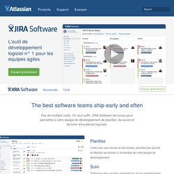 Bug tracker et gestion de projet de développement logiciel - JIRA