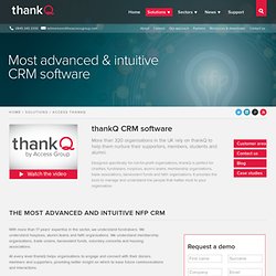 ThankQ CRM Software for NFPs