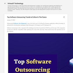 Top Software Outsourcing Trends to Follow In The Future