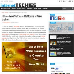 10 Free Wiki Software Platforms – Choose the Best One To Build You Wiki