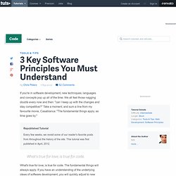 3 Key Software Principles You Must Understand