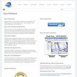 Fast, Feature-Rich, & Easy-To-Use Quiz Software