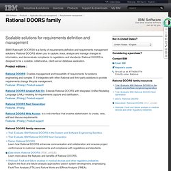 Software - Rational DOORS family