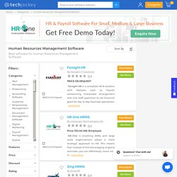 Find The Best Human Resource Management Software Online - HRMS Software