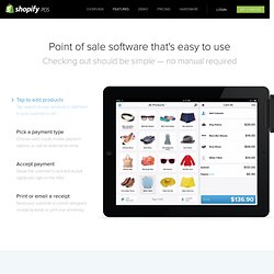 POS Software - Shopify iPad Point of Sale Software