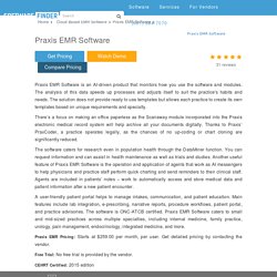 Praxis EMR Software Free Demo Latest Reviews & Pricing