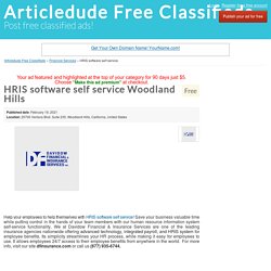 HRIS software self service