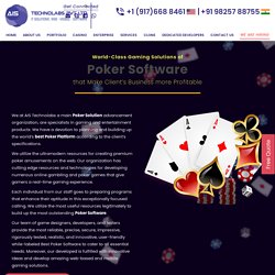 Poker Software - Poker Solution - Best Poker Platform