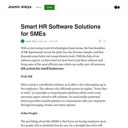 Smart HR Software Solutions for SMEs