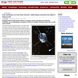 Free Software on the final frontier: GNU Radio controls the ISEE-3 Spacecraft
