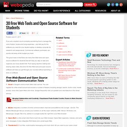 Free Web Tools and Open Source Software Tools for Students - Webopedia
