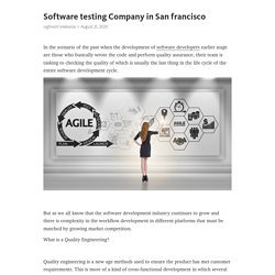 Software testing Company in San francisco