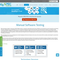 Manual Software Testing Services