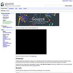 gource - software version control visualization