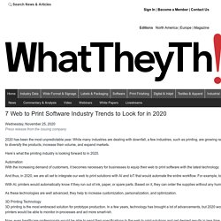 7 Web to Print Software Industry Trends to Look for in 2020 - WhatTheyThink