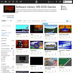 Software Library: MS-DOS Games : Free Software : Download & Streaming