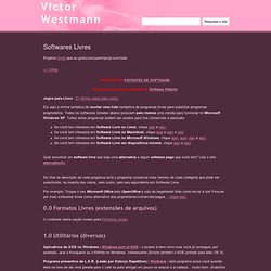 Softwares Livres - Victor Westmann