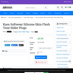 Kaos Software Silicone Skin Flesh Tone Hider Plugs