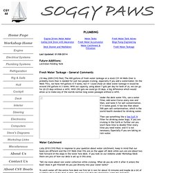 S/V Soggy Paws - CSY 44 - Plumbing Systems