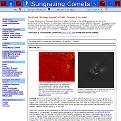 SOHO and STEREO Sungrazing Comets