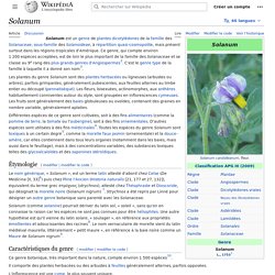 Solanum (genre)