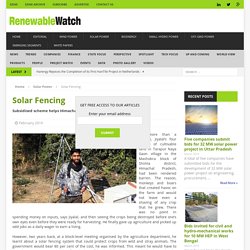 Solar Fencing