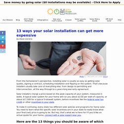 13 ways your solar installation can get more expensive - Solar Power Rocks