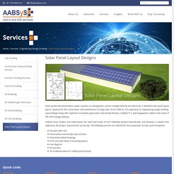 Solar Panel Layout Designs - AABSYS