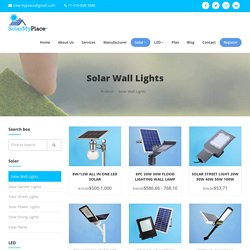 Buy the A1 LED Solar Lights at Solarmyplace.org