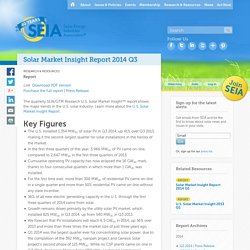 Solar Market Insight Report 2014 Q3