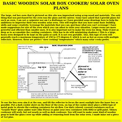 solar oven plans