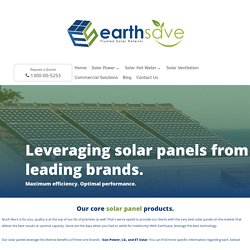 Solar Panels - Earthsave Solar