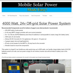 RV Solar Power Blue Prints - Mobile Solar Power Made Easy!