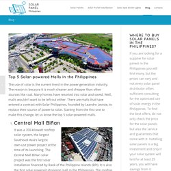 Top 5 Solar-powered Malls in the Philippines