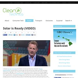 Solar is Ready (VIDEO)