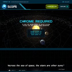 Solar System Scope - Online Model of Solar System and Night Sky